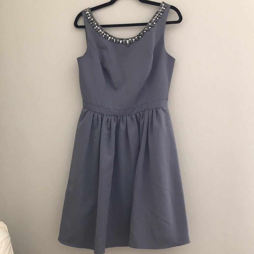Gray Bridesmaid Dress